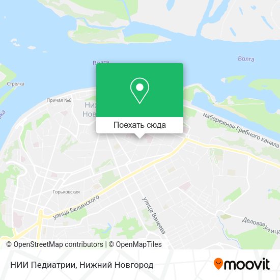 Карта НИИ Педиатрии