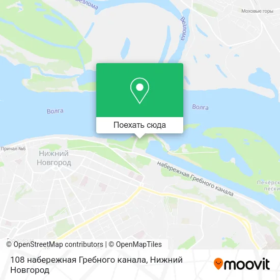 Карта 108 набережная Гребного канала