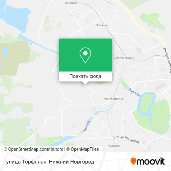 Карта улица Торфяная