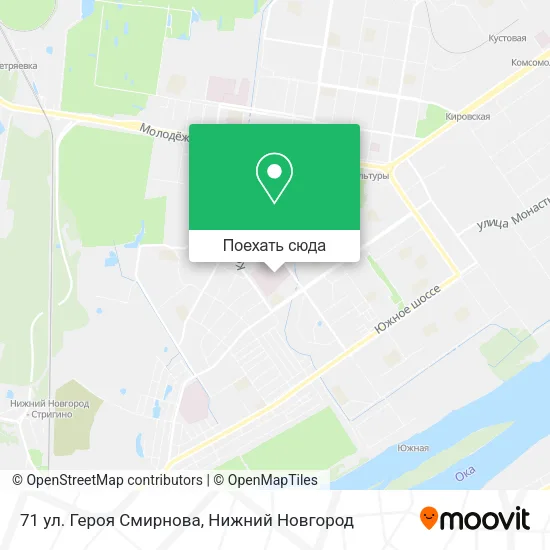 Карта 71 ул. Героя Смирнова