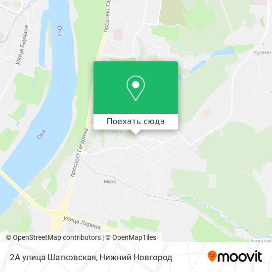 Карта 2А улица Шатковская