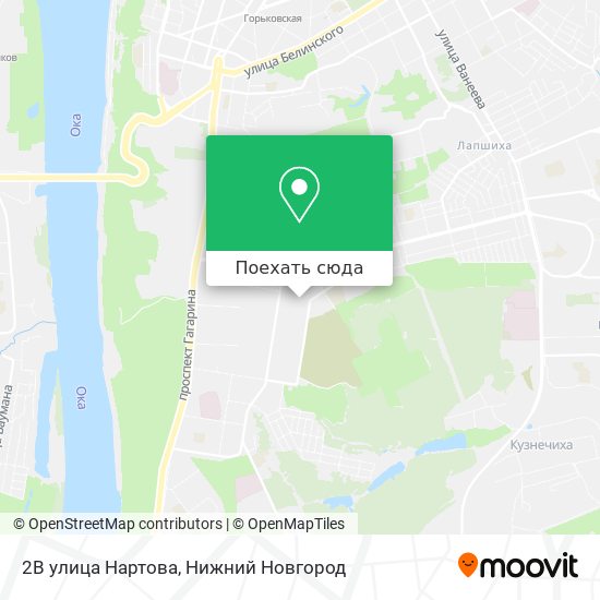 Карта 2В улица Нартова