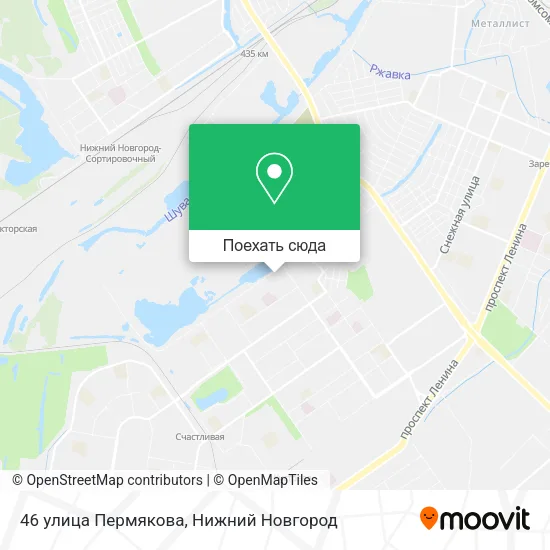Карта 46 улица Пермякова