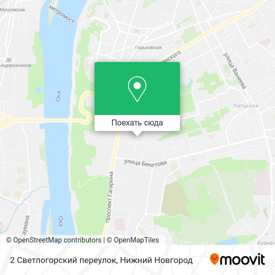 Карта 2 Светлогорский переулок