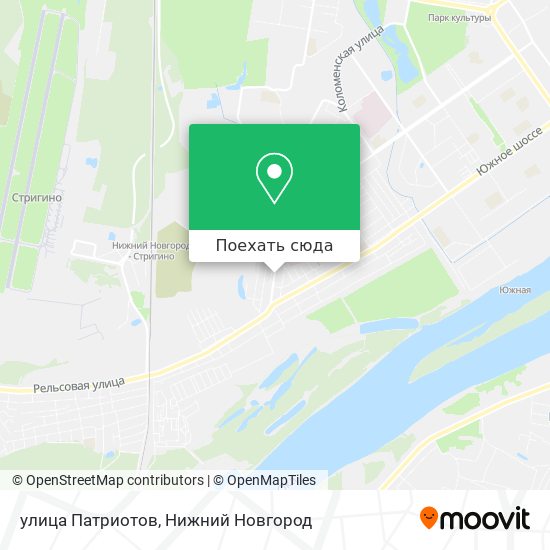 Карта улица Патриотов