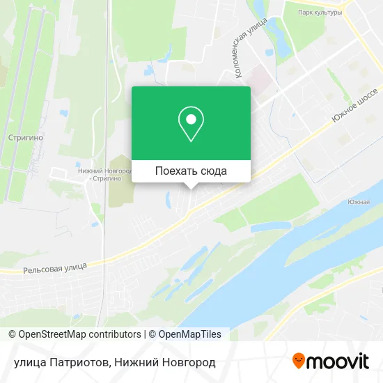 Карта улица Патриотов