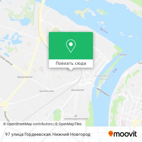 Карта 97 улица Гордеевская