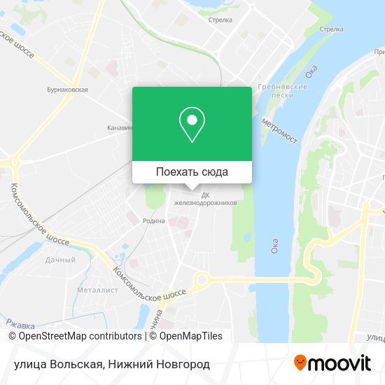 Карта улица Вольская