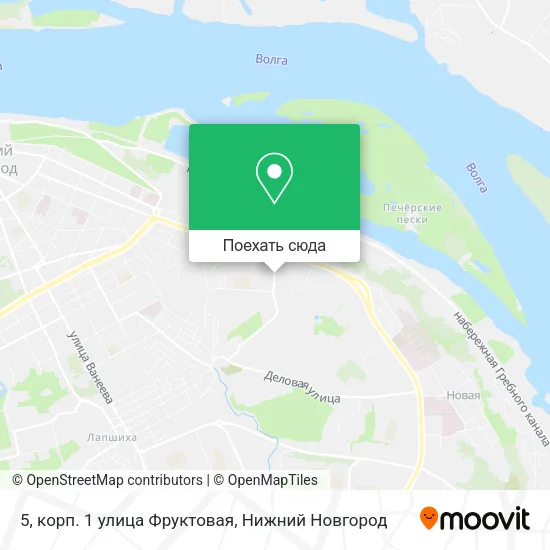 Карта 5, корп. 1 улица Фруктовая