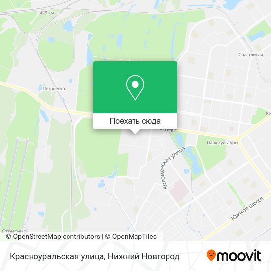 Карта Красноуральская улица