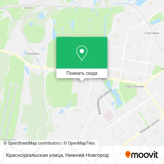 Карта Красноуральская улица