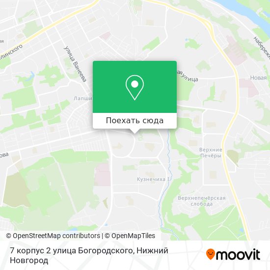 Карта 7 корпус 2 улица Богородского