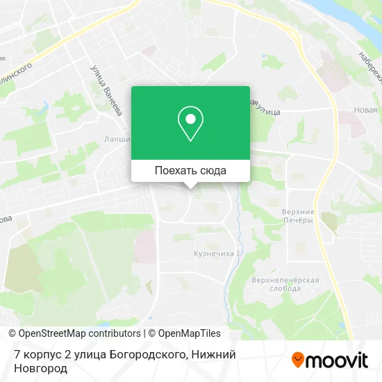 Карта 7 корпус 2 улица Богородского