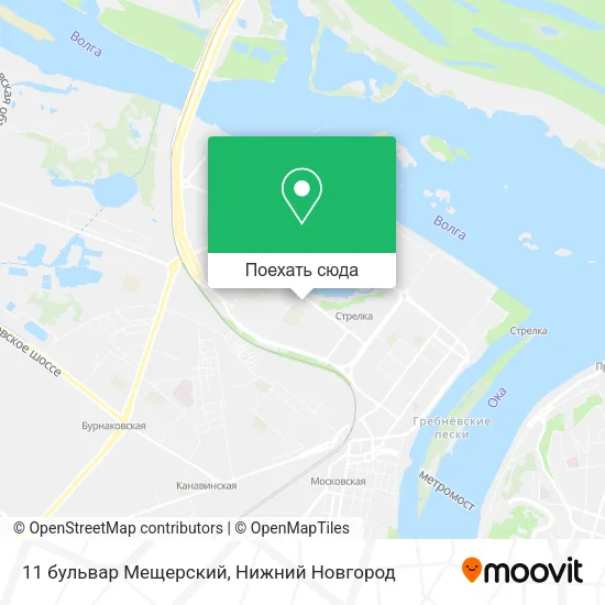 Карта 11 бульвар Мещерский