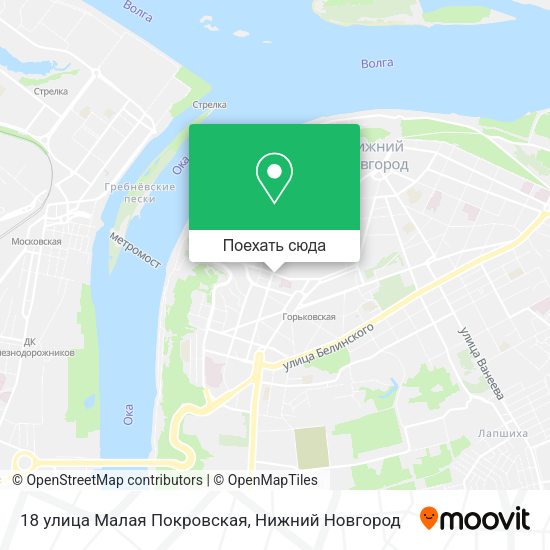 Карта 18 улица Малая Покровская