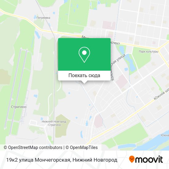 Карта 19к2 улица Мончегорская