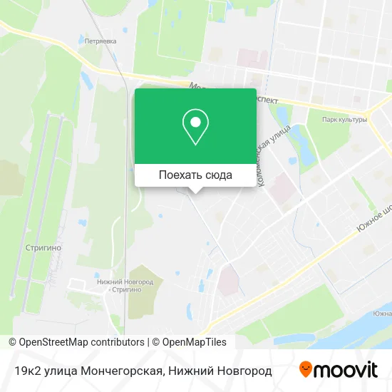 Карта 19к2 улица Мончегорская