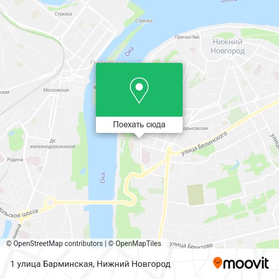 Карта 1 улица Барминская