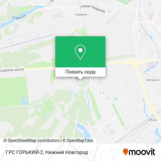Карта ГРС ГОРЬКИЙ-2
