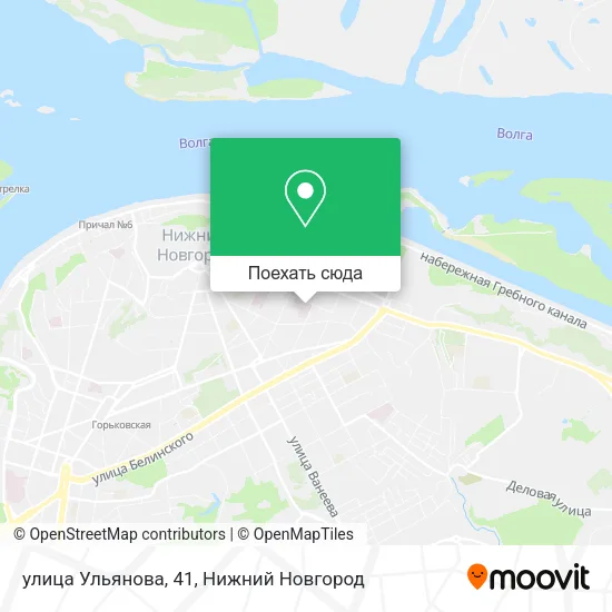 Карта улица Ульянова, 41