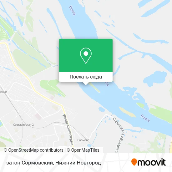 Карта затон Сормовский