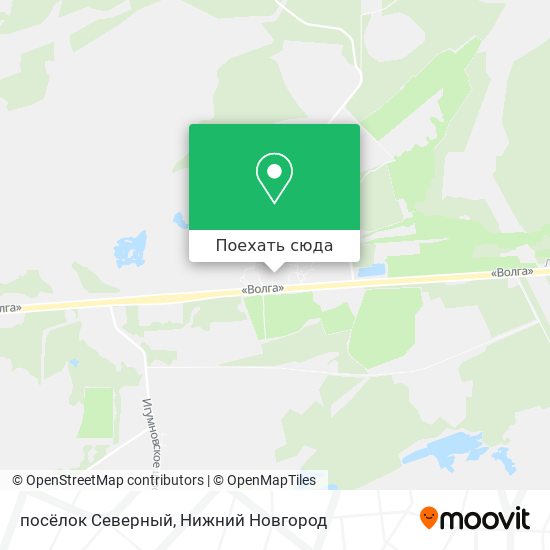 Карта посёлок Северный