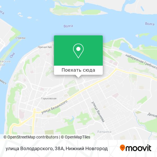 Карта улица Володарского, 38А