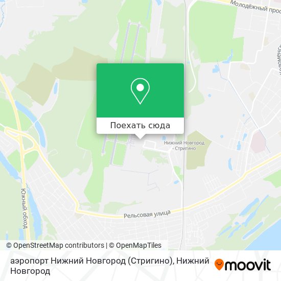 Карта аэропорт Нижний Новгород (Стригино)