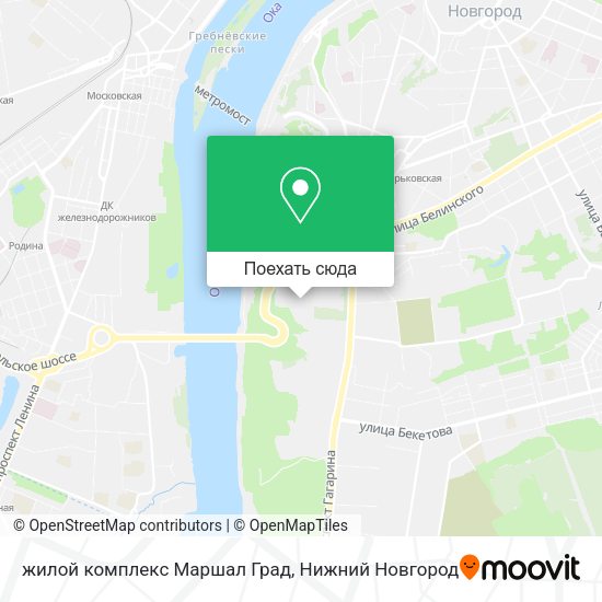 Карта жилой комплекс Маршал Град