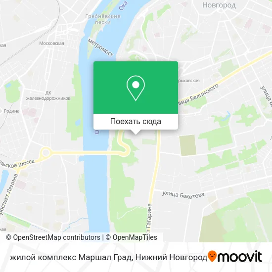 Карта жилой комплекс Маршал Град
