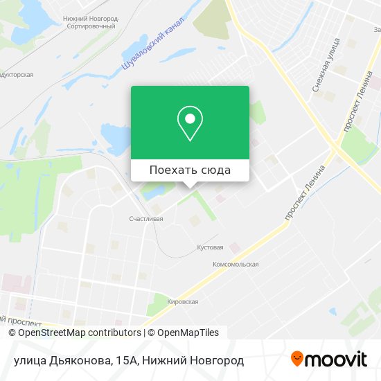 Карта улица Дьяконова, 15А