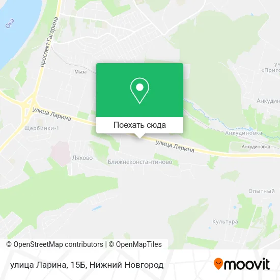 Карта улица Ларина, 15Б