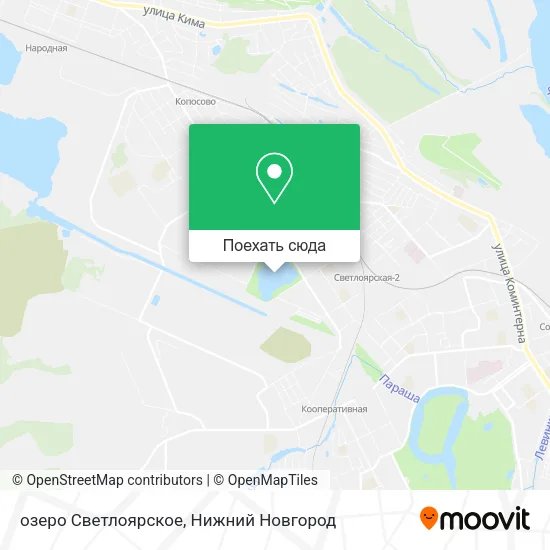 Карта озеро Светлоярское
