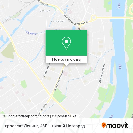 Карта проспект Ленина, 48Б