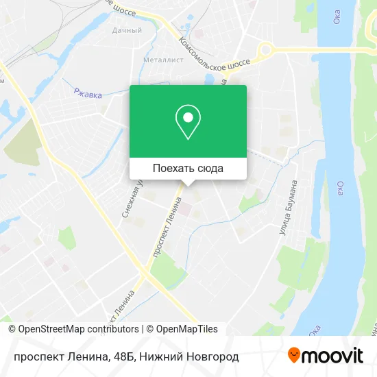 Карта проспект Ленина, 48Б