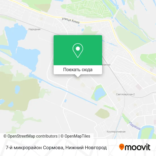 Карта 7-й микрорайон Сормова