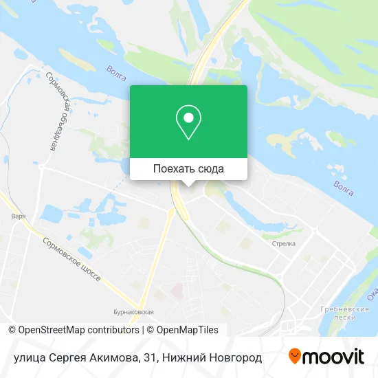 Карта улица Сергея Акимова, 31