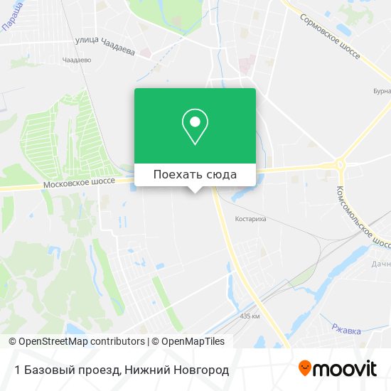 Карта 1 Базовый проезд
