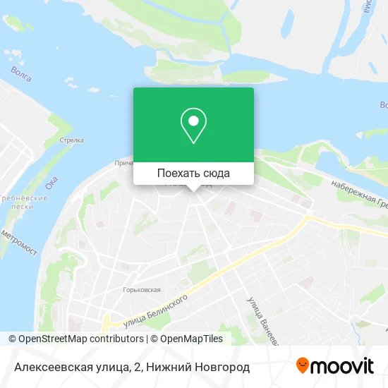 Карта Алексеевская улица, 2
