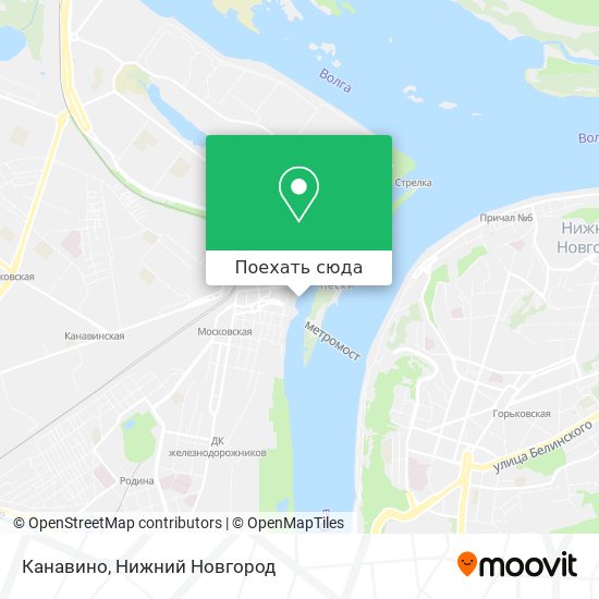 Карта Канавино