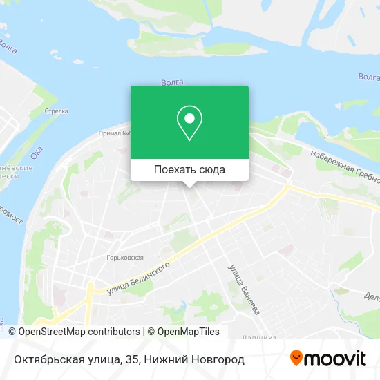 Карта Октябрьская улица, 35