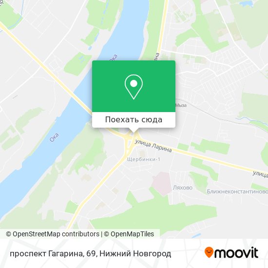 Карта проспект Гагарина, 69