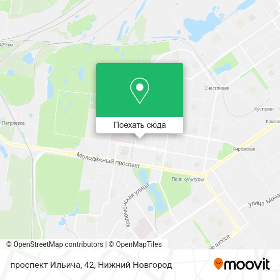 Карта проспект Ильича, 42