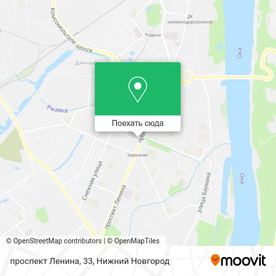 Карта проспект Ленина, 33
