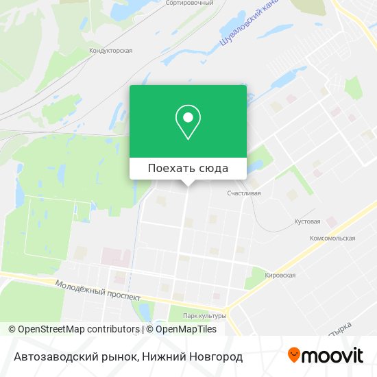 Карта Автозаводский рынок