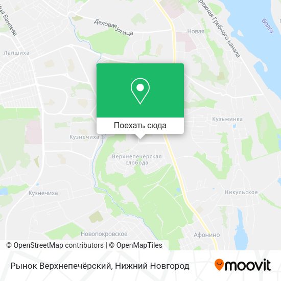 Карта Рынок Верхнепечёрский