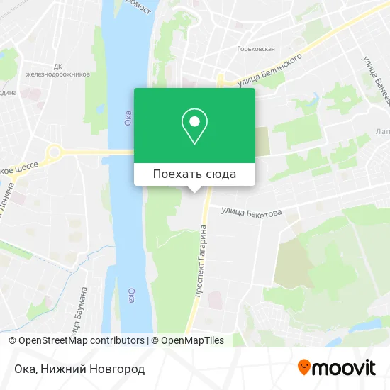 Карта Ока