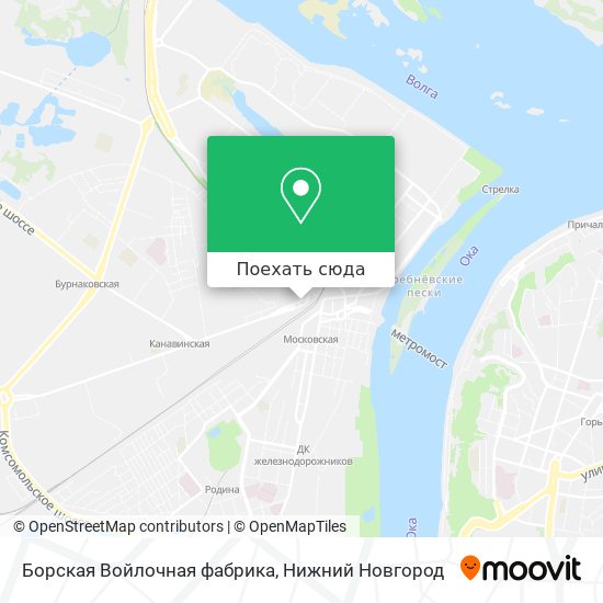 Карта Борская Войлочная фабрика