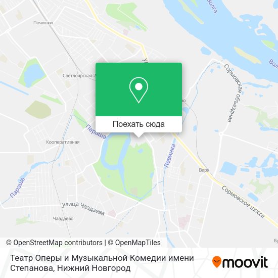 Карта Театр Оперы и Музыкальной Комедии имени Степанова