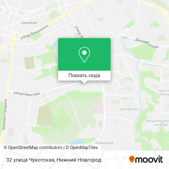 Карта 32 улица Чукотская